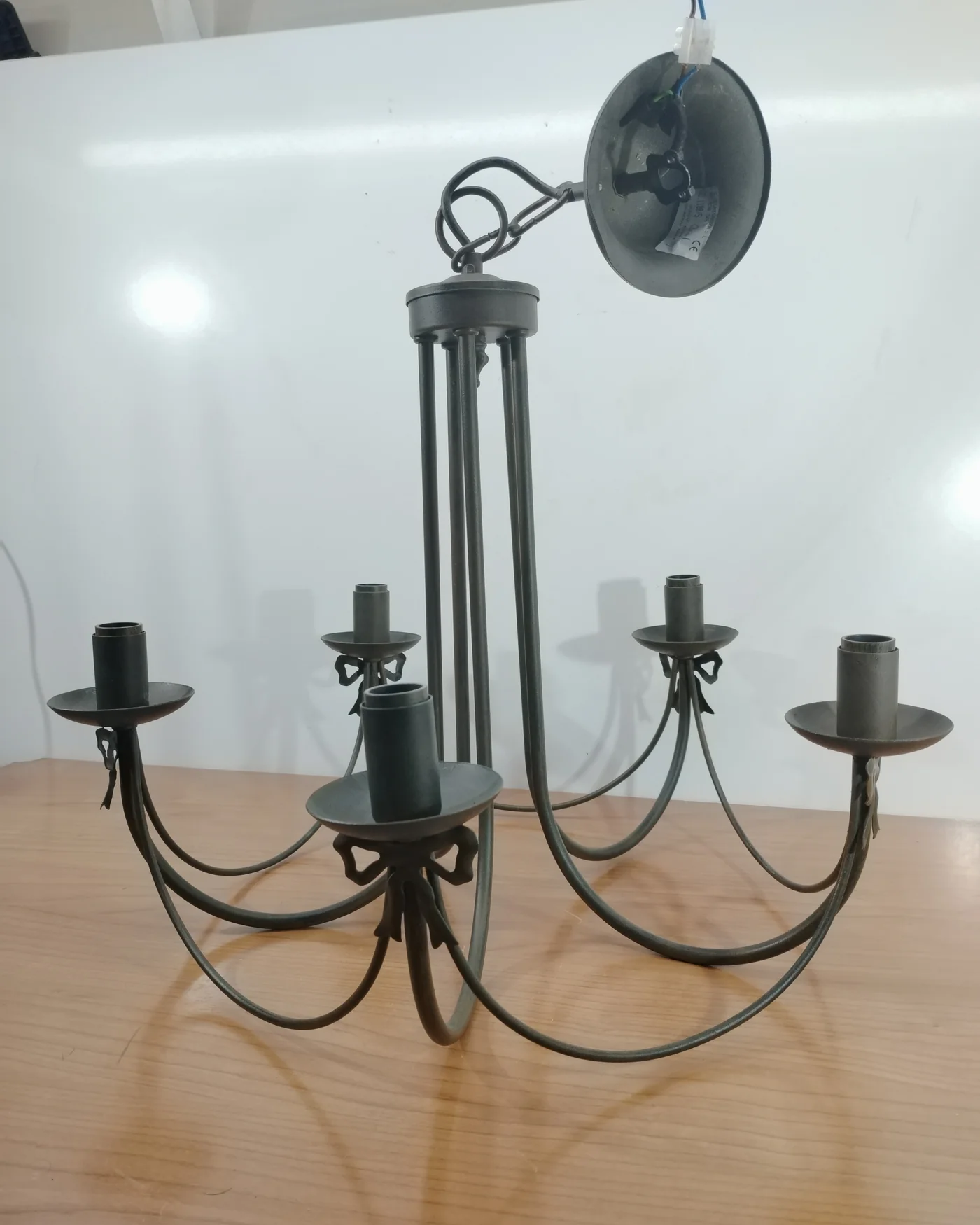 Lámpara araña de techo estilo industrial en metal - imagen 3