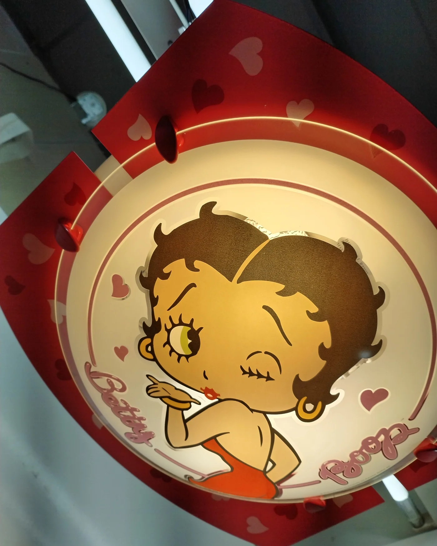 Lámpara de techo Betty Boop rosa - imagen 5