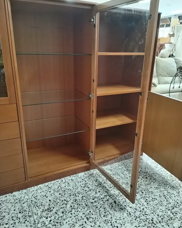 Mueble de salón de 4 módulos estilo mid-century