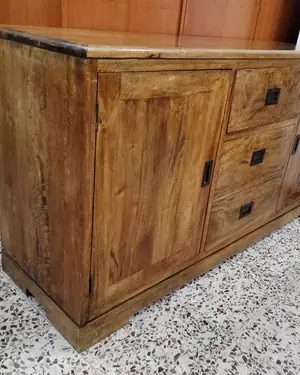 Aparador rústico de madera maciza - miniatura 4