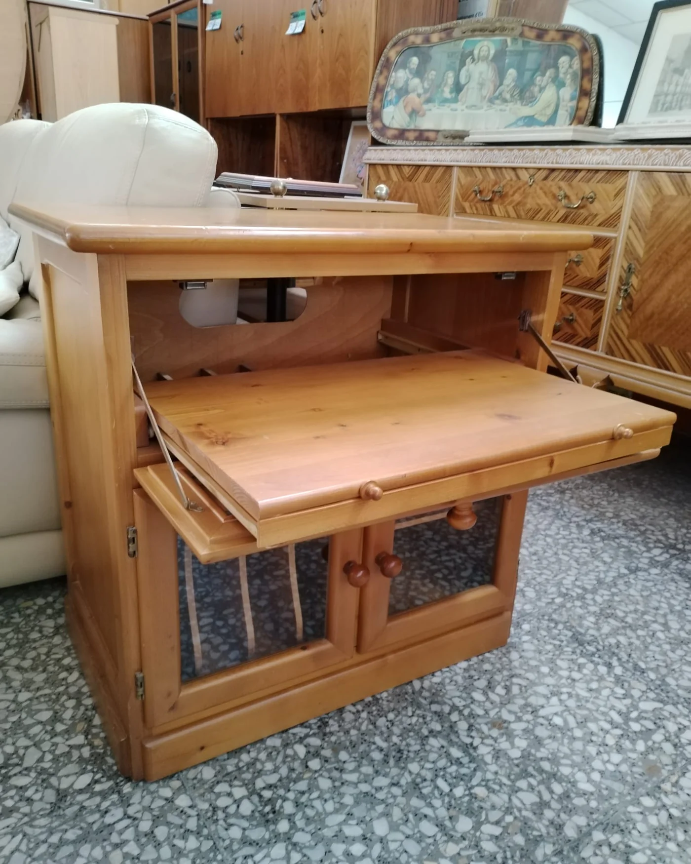 MUEBLE tV DE PINO rustico - imagen 4
