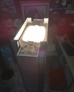Lámpara de pie gris diseño atreto - miniatura 3