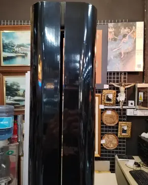 Lámpara de pie de diseño en negro - miniatura 8