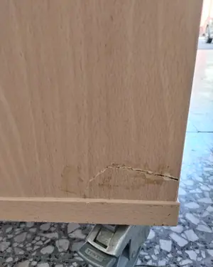 Estantería de madera clara con ruedas - miniatura 6