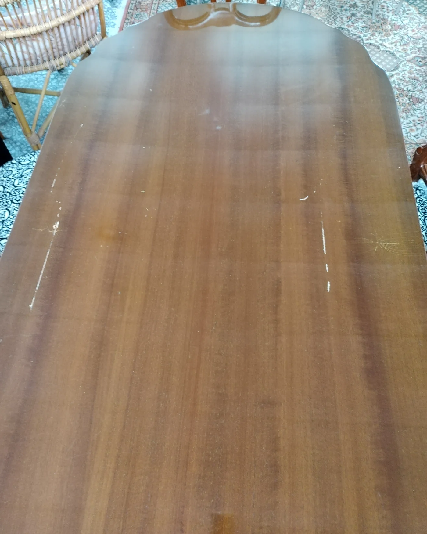 Conjunto de mesa de comedor clásica y 6 sillas - imagen 5