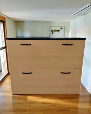 Archivador de oficina de dos cajones - miniatura 1