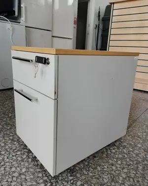 Archivador Móvil de Oficina con Dos Cajones y Tapa de Madera - miniatura 4