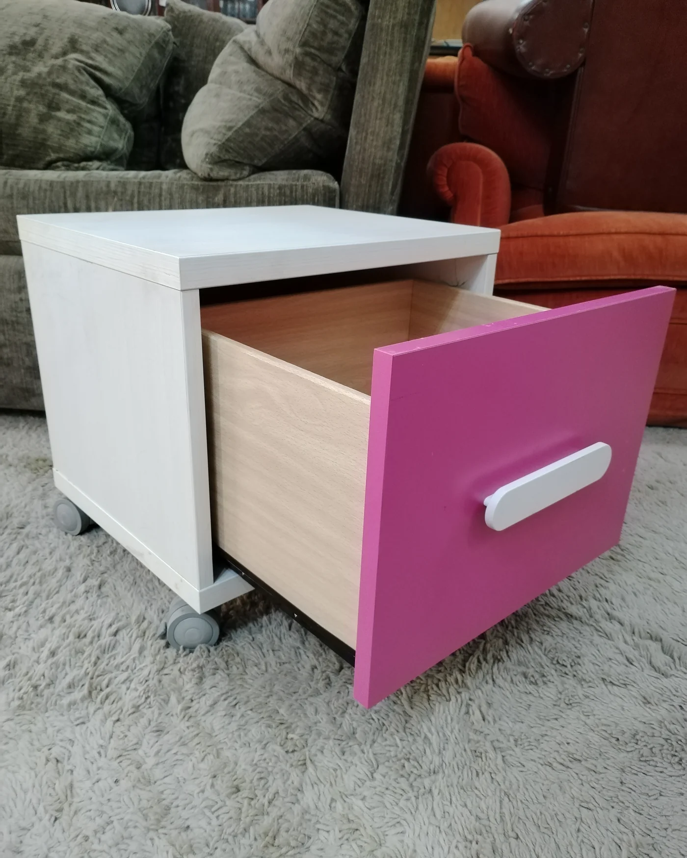 MESITA DE NOCHE DE MADERA - imagen 3
