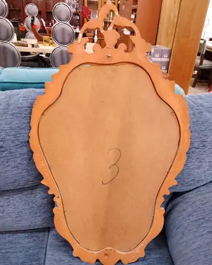 Espejo estilo barroco dorado - miniatura 4