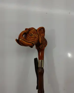 Calzador antiguo con cabeza de elefante - miniatura 2