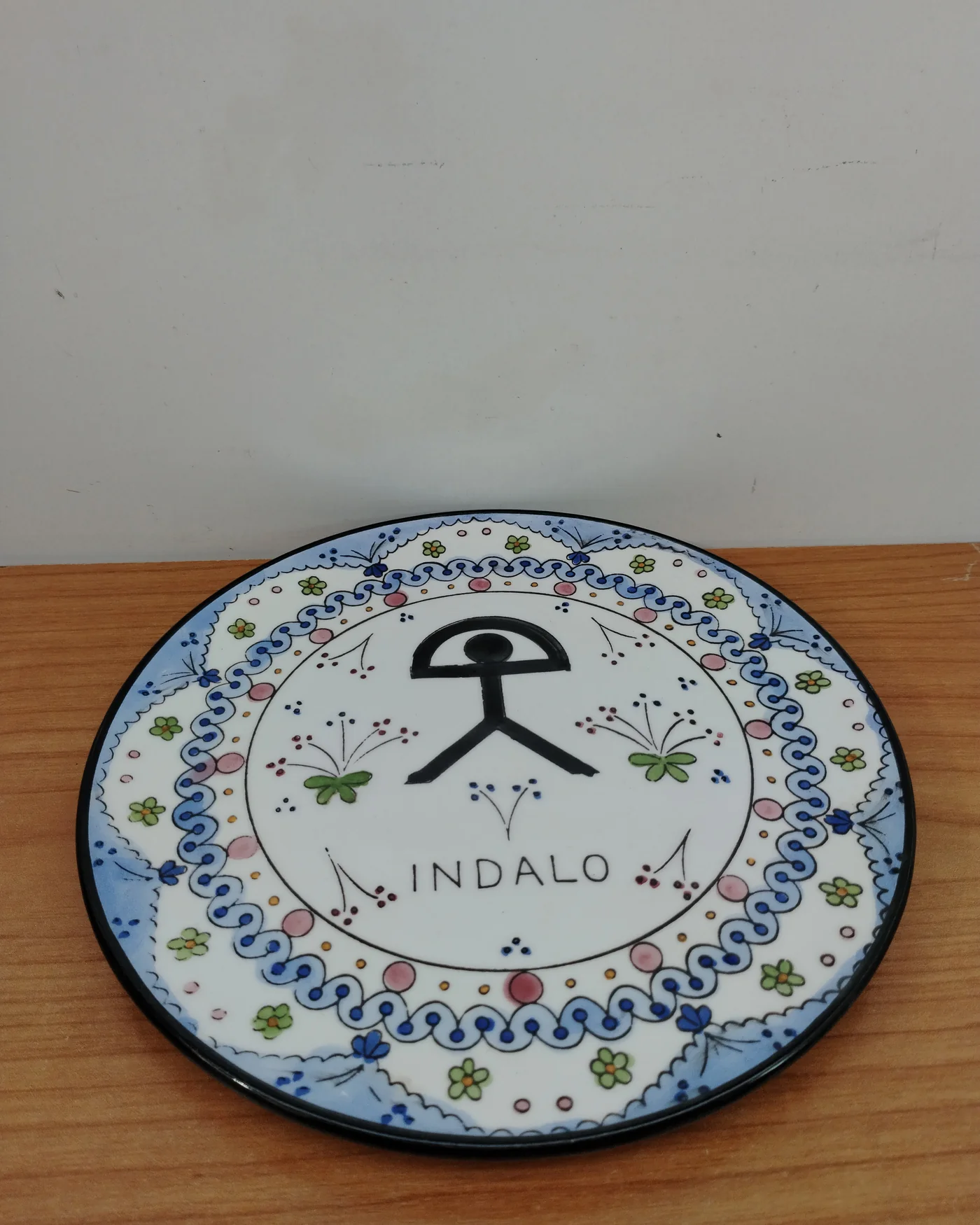 Plato decorativo indalo de cerámica ceraplat - imagen 2
