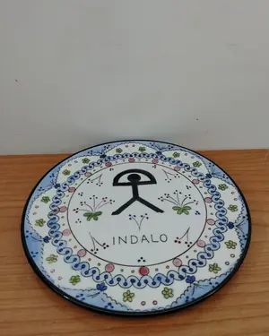 Plato decorativo indalo de cerámica ceraplat - miniatura 2