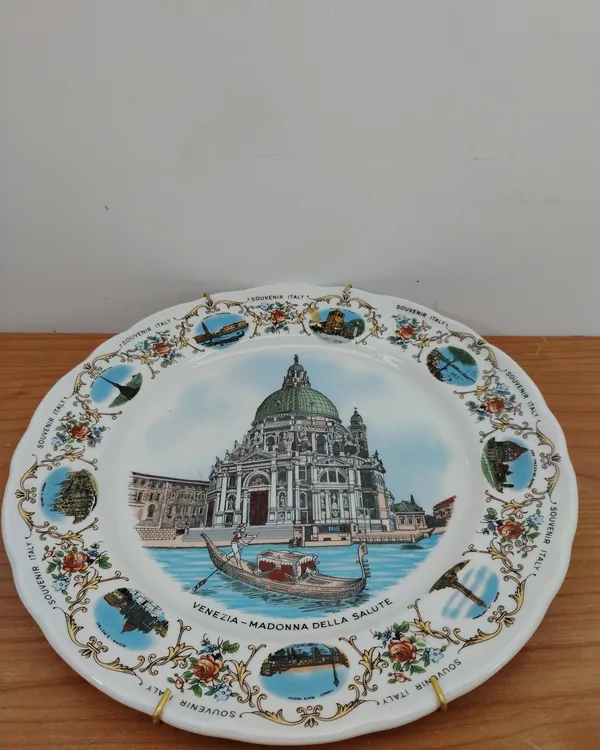 Plato decorativo souvenir de venecia