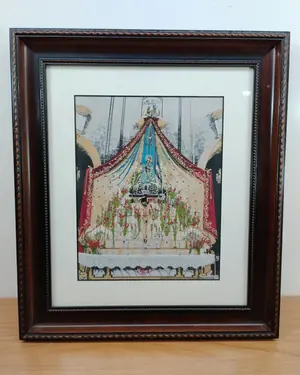 CUADRO ALTAR ALA VIRGEN DEL ROCIO - miniatura 1