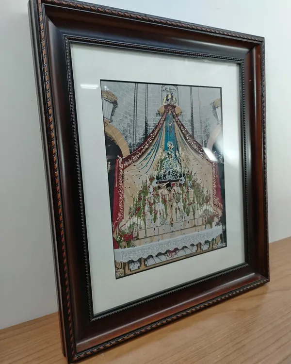 CUADRO ALTAR ALA VIRGEN DEL ROCIO