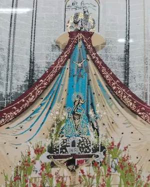 CUADRO ALTAR ALA VIRGEN DEL ROCIO - miniatura 3