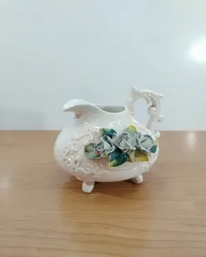 Jarron porcelana rosa - miniatura 3