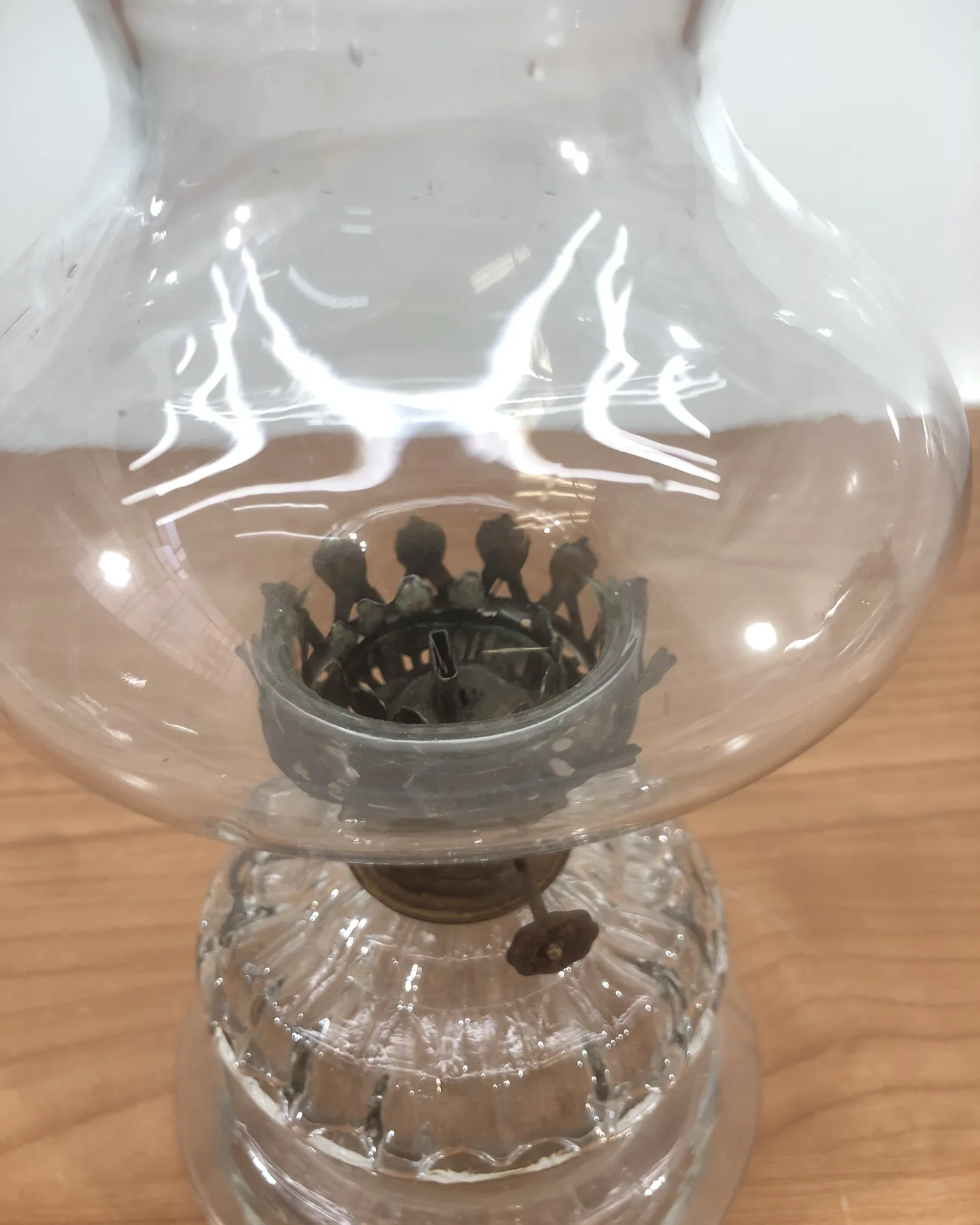 Quinqué de aceite antiguo - imagen 4