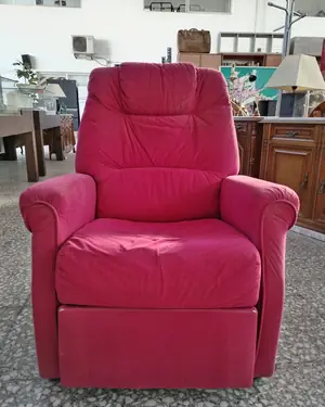 Sillon reclinable rosa - miniatura 1