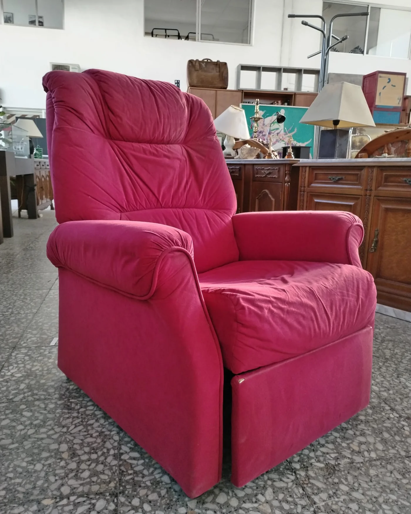 Sillon reclinable rosa - imagen 3