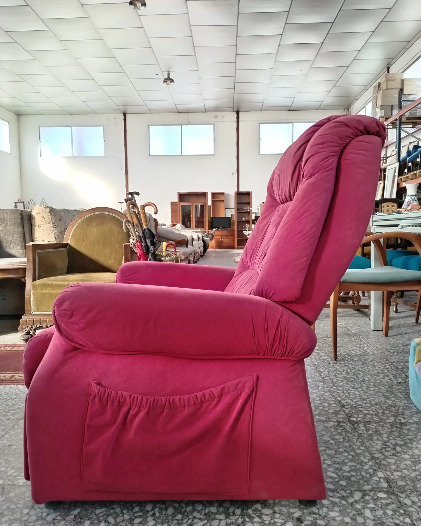Sillon reclinable rosa - imagen 4