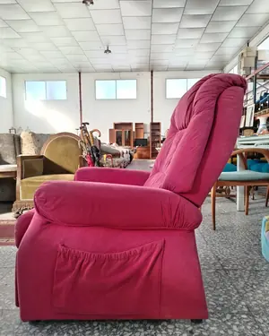 Sillon reclinable rosa - miniatura 4