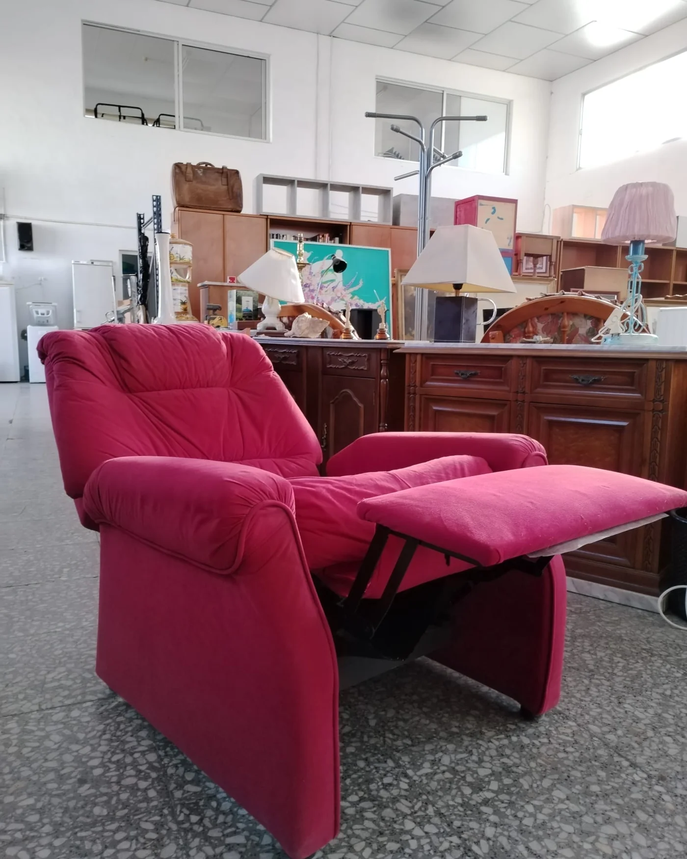 Sillon reclinable rosa - imagen 5