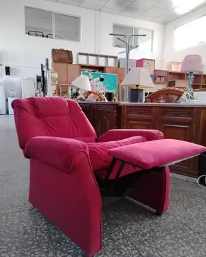 Sillon reclinable rosa - miniatura 5