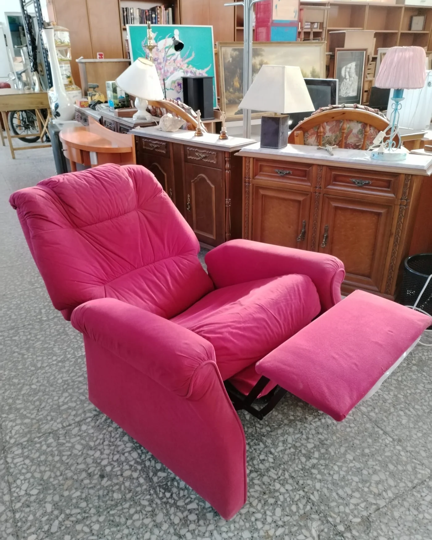 Sillon reclinable rosa - imagen 6