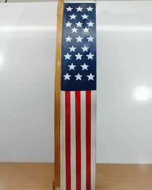 Mini repisa en forma de barco con bandera de estados unidos - miniatura 4
