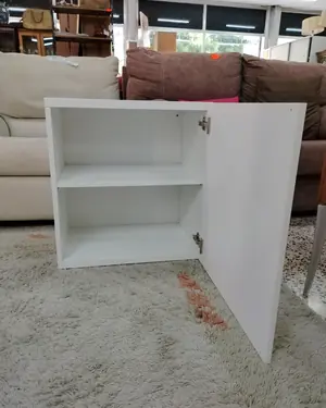 Módulo de pared blanco con puerta y estante - miniatura 3