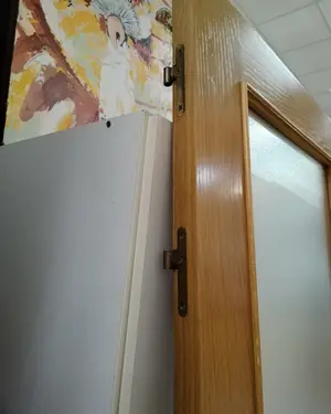 Puerta de interior de madera con cristal esmerilado - miniatura 4