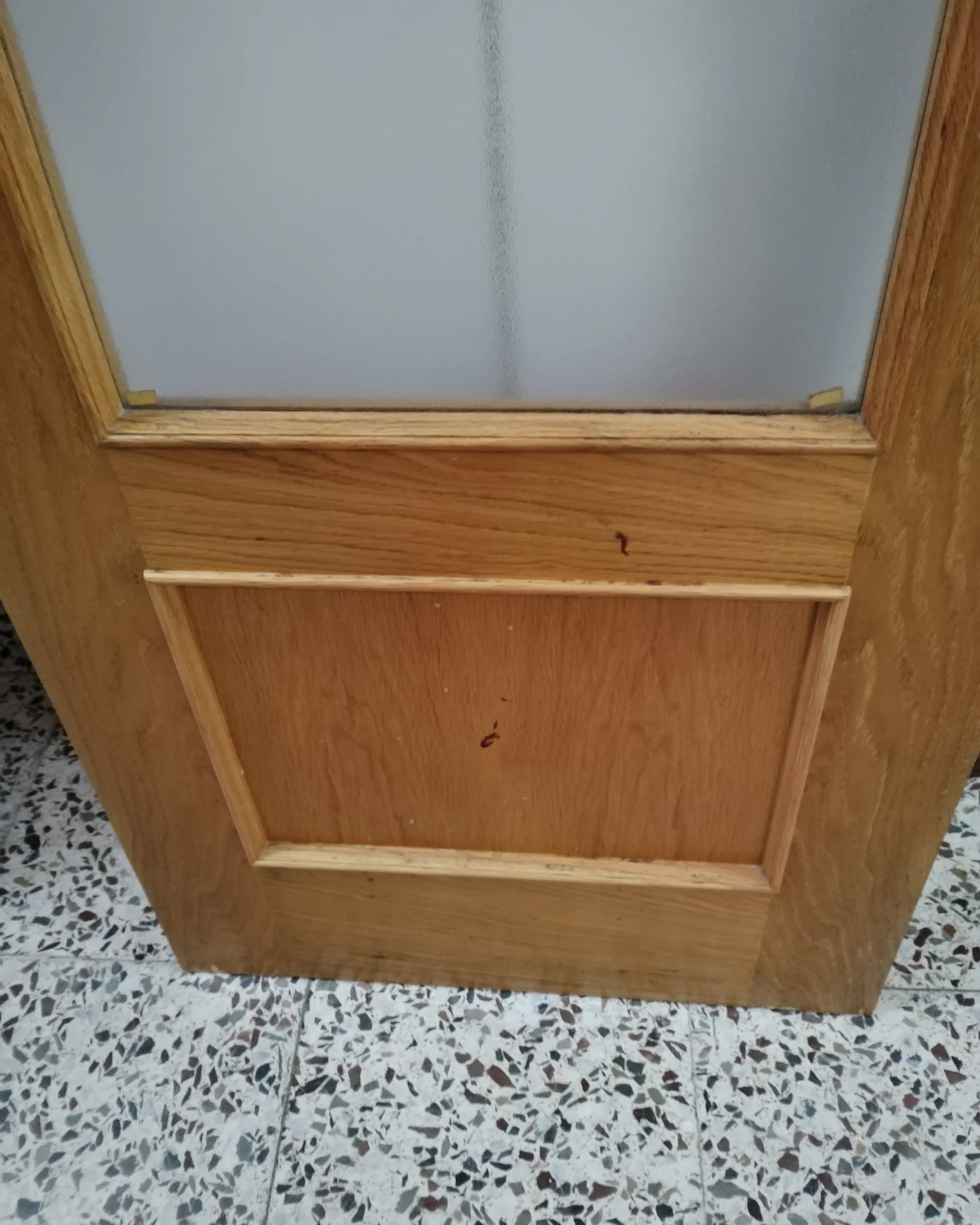 Puerta de interior de madera con cristal esmerilado - imagen 6