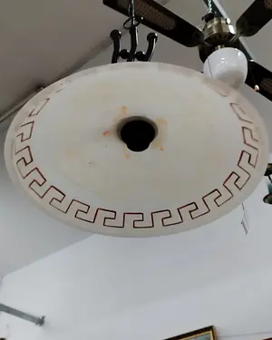 Lámpara de techo con cadena y diseño etrusco - miniatura 3
