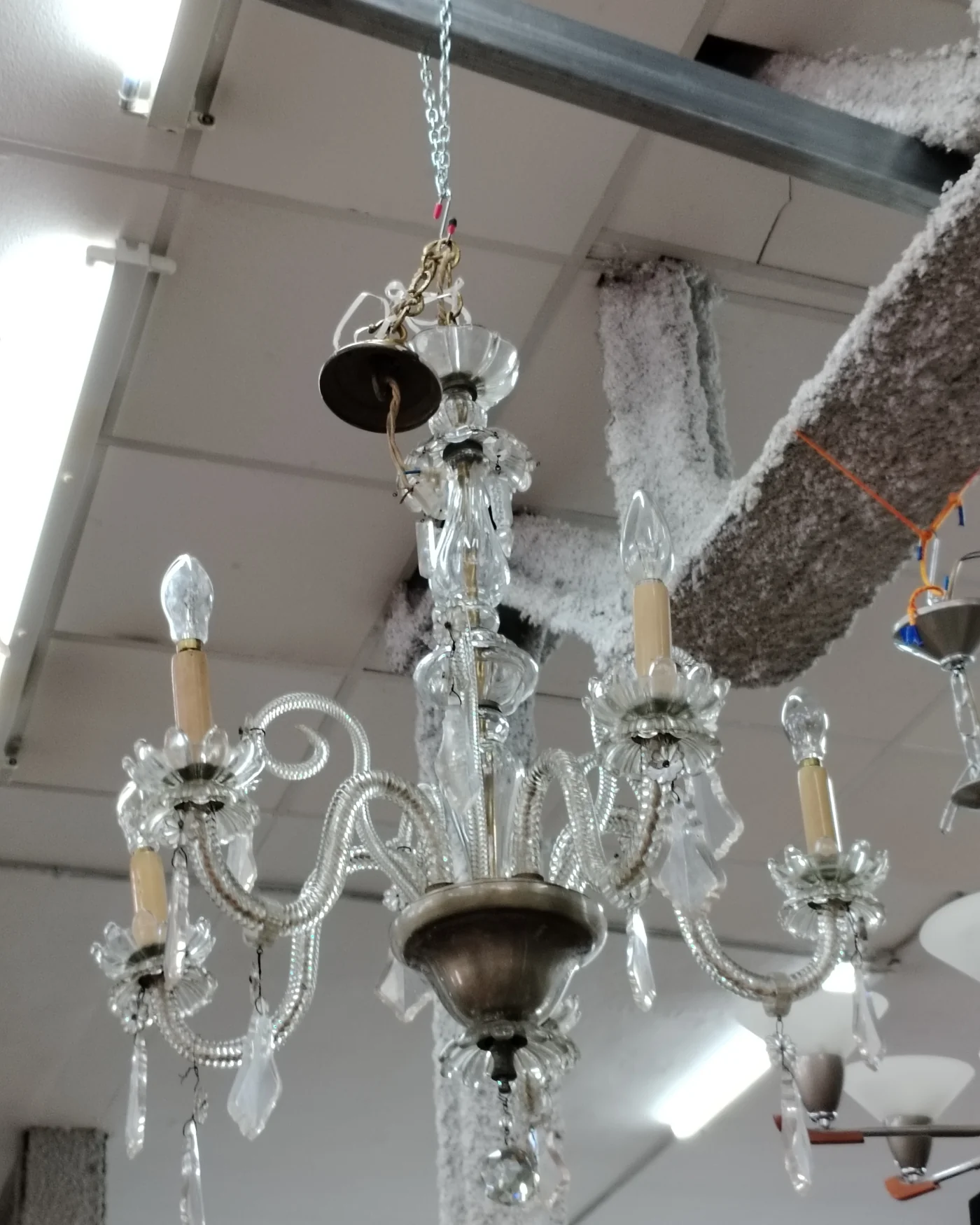 LAMPARA Cristal tallado - imagen 2