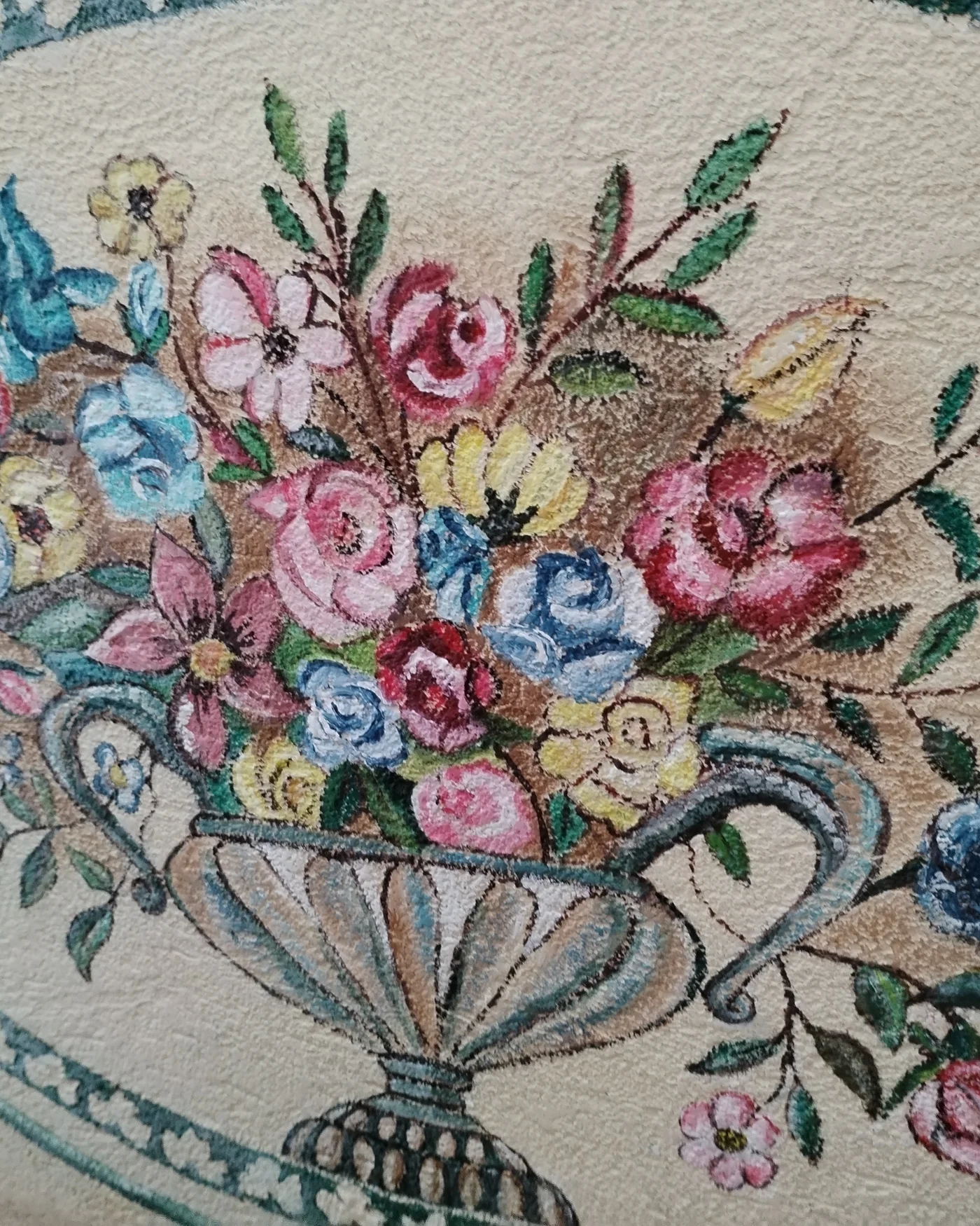 Cuadro jarron con flores - imagen 2