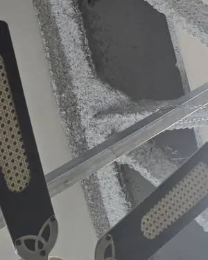 Ventilador de techo rústico con luz - miniatura 2