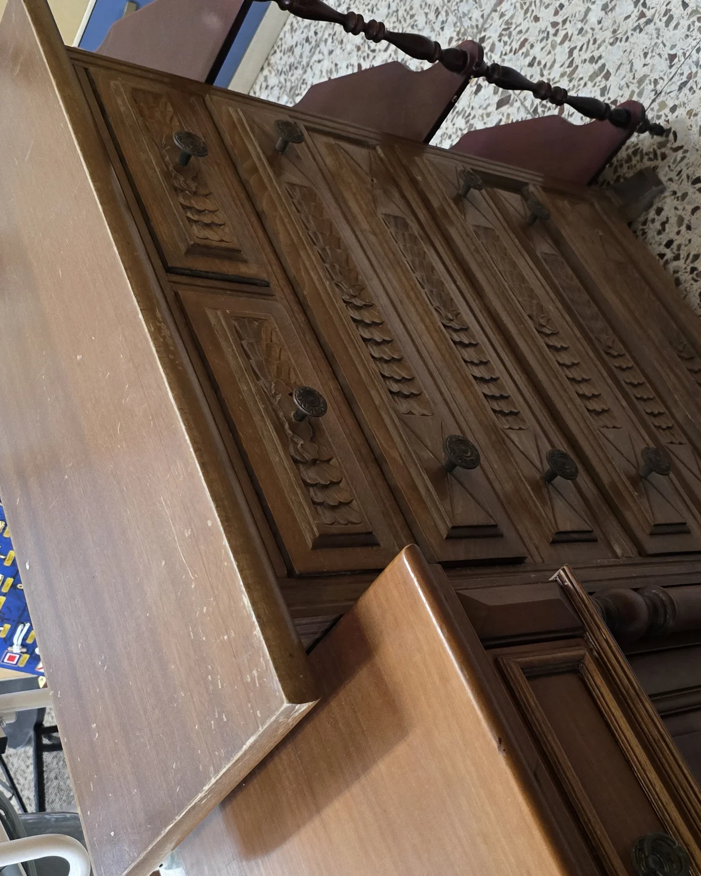Comoda RUSTICA DE MADERA - imagen 1