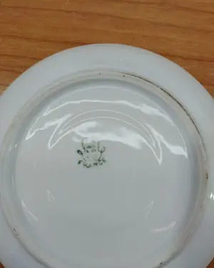 Juego de té o café de porcelana con paisaje - miniatura 7