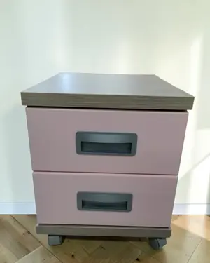 Comodín de dos cajones con ruedas - miniatura 1