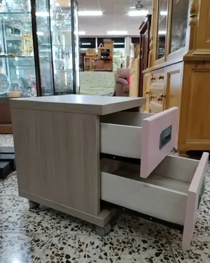 Comodín de dos cajones con ruedas - miniatura 3