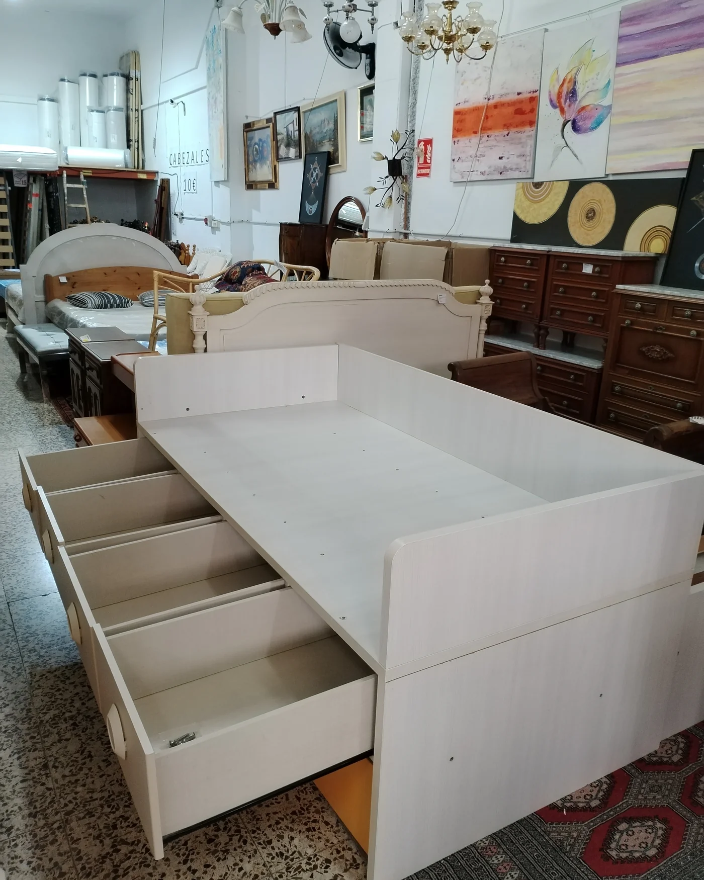Cama infantil con cajones y cama auxiliar - imagen 3
