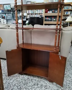 Estante de madera con base de almacenamiento - miniatura 4