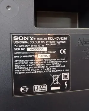 Televisor Sony Bravia 40" Lcd Digital Color - miniatura 4