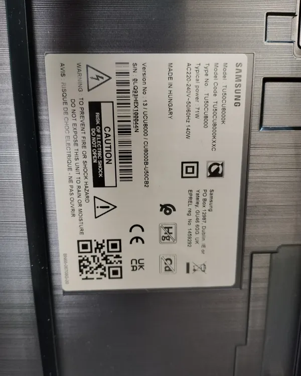 Smart Tv Samsung 50" del Año 2023