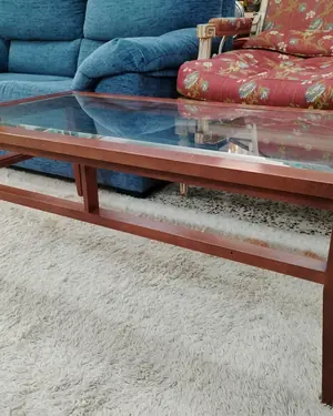 Mesa de centro con cristal - miniatura 2