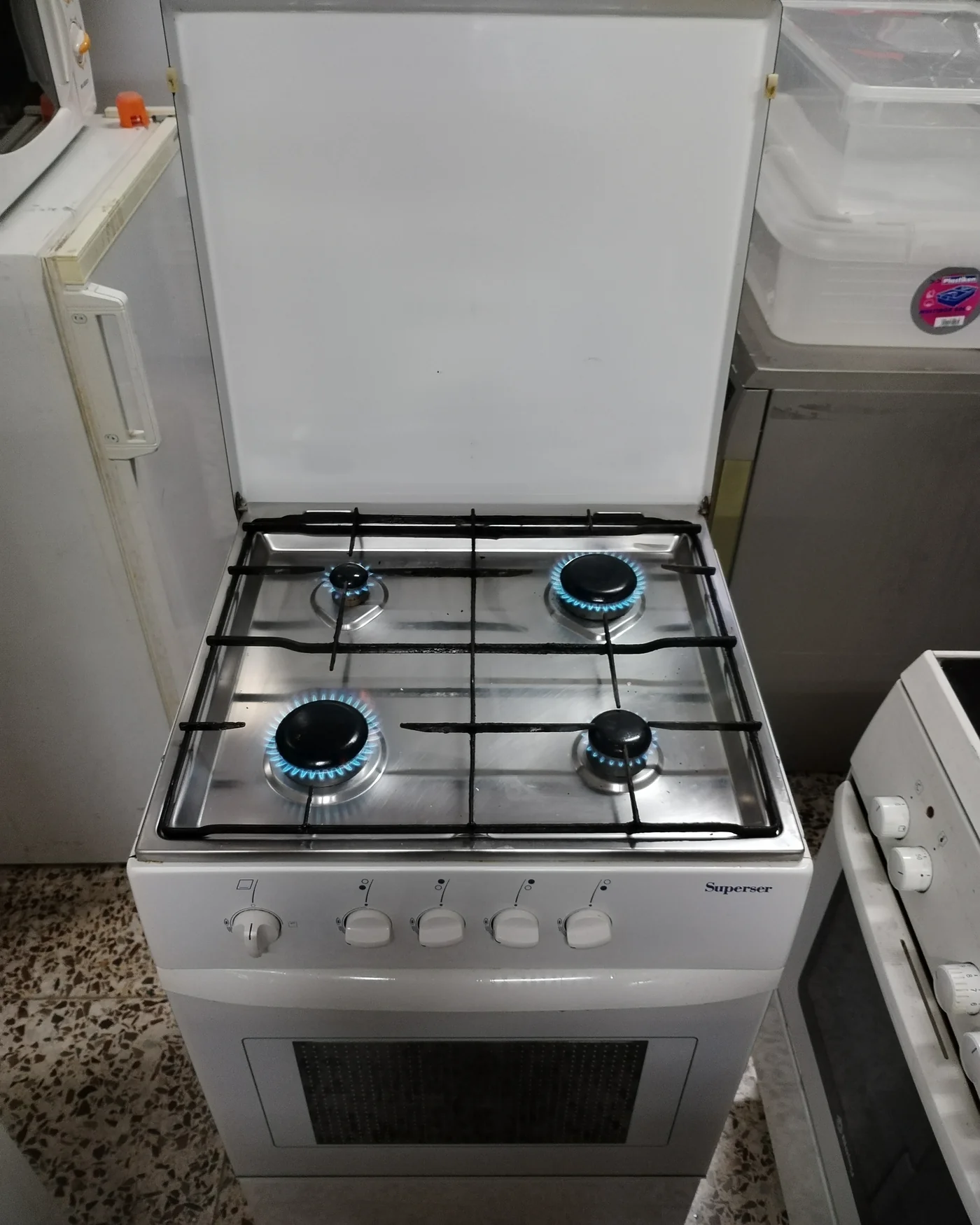 COCINA DE GAS CON HORNO DE SUPERSER - imagen 4