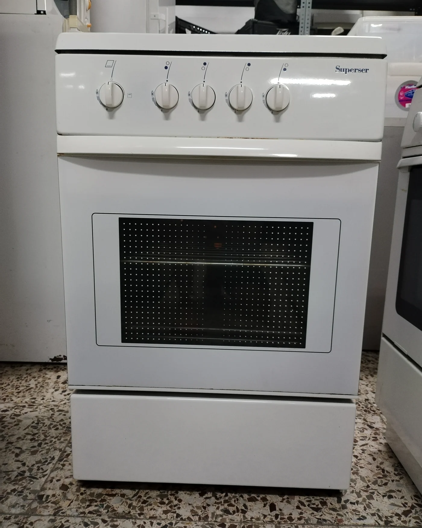 COCINA DE GAS CON HORNO DE SUPERSER - imagen 1