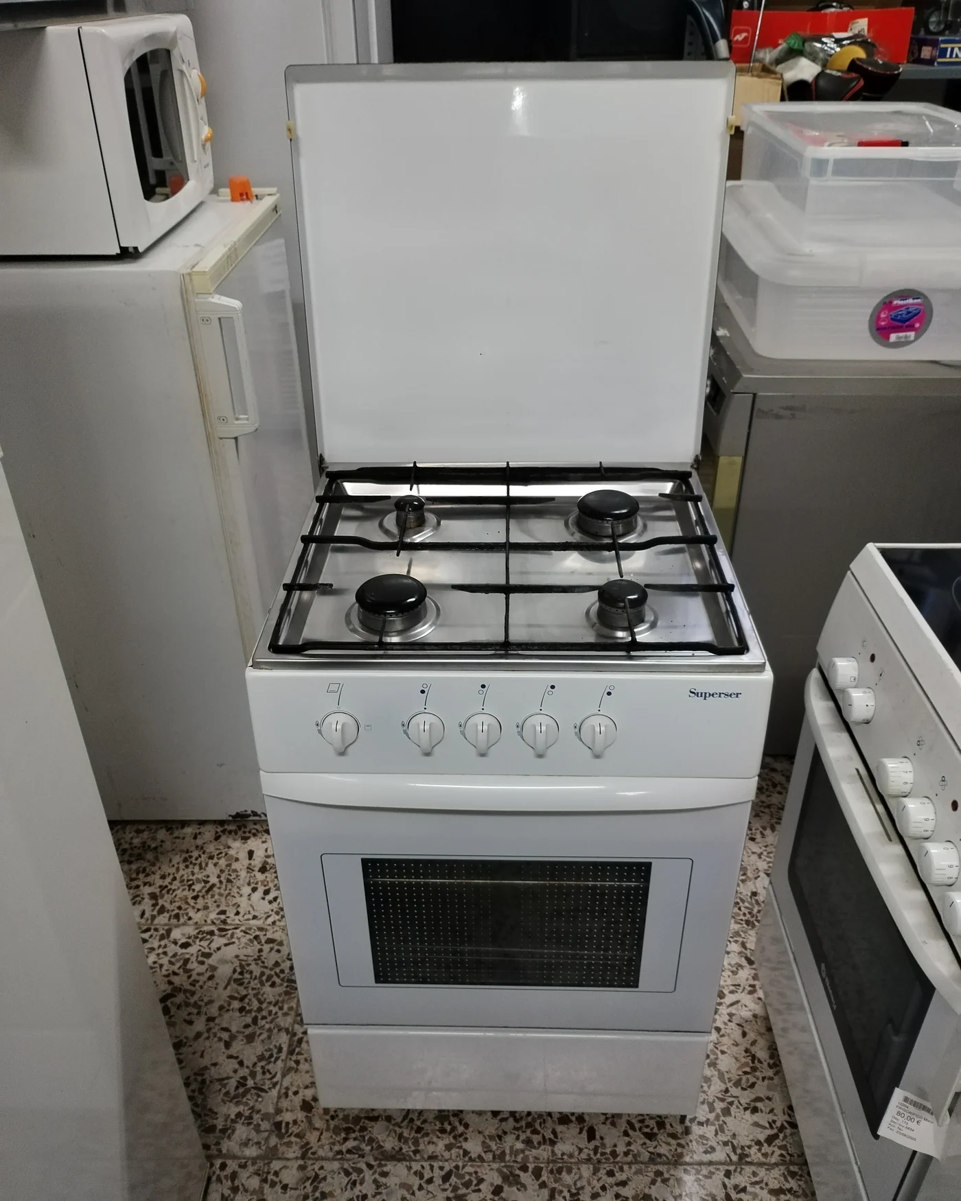 COCINA DE GAS CON HORNO DE SUPERSER - imagen 2