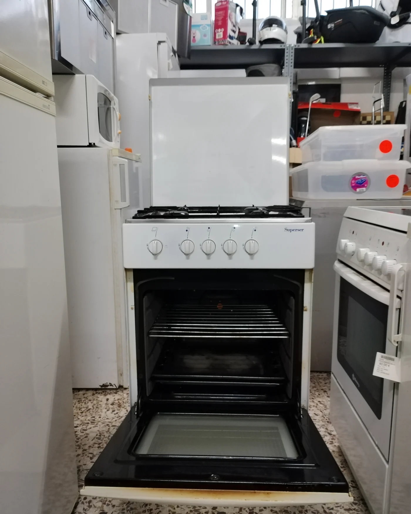 COCINA DE GAS CON HORNO DE SUPERSER - imagen 3